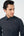 Chemise ajustée en coton élasthanne sans repassage à col évasé pour homme