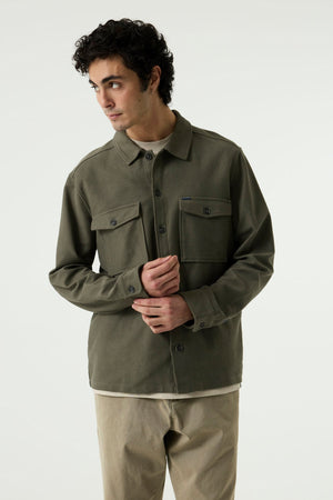 Garcia Olive Green Over Shirt with Pockets