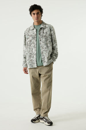 Garcia Patterned Jacquard Overshirt