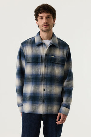 Garcia Checkered Blue Overshirt