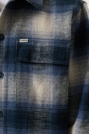 Garcia Checkered Blue Overshirt