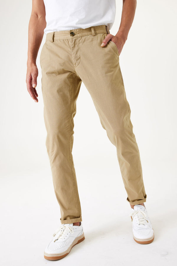 Pantalon chino en sergé de coton, 32 longueurs