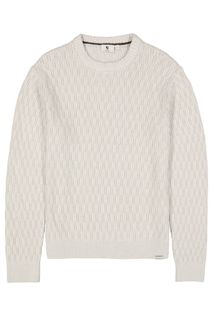Garcia Textured Knit Crew Neck Sweater