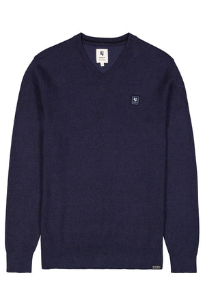Garcia Pullover Sweater with Logo Badge