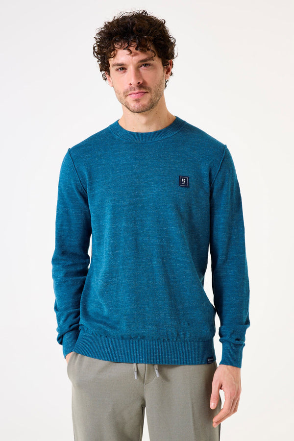 Pull léger Garcia à effet chiné