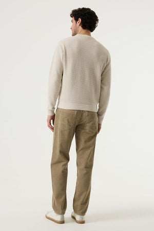 Garcia Waffle Knit Off White Sweater
