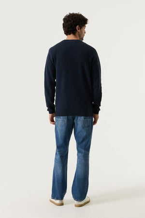 Garcia Pullover Sweater with Logo Badge