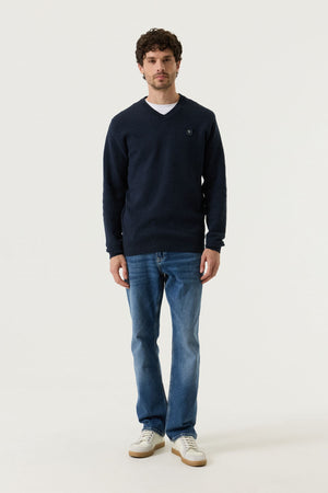 Garcia Pullover Sweater with Logo Badge