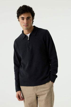 Garcia 1/4 Zip Polo Sweater