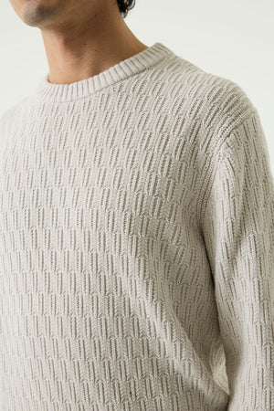 Garcia Textured Knit Crew Neck Sweater