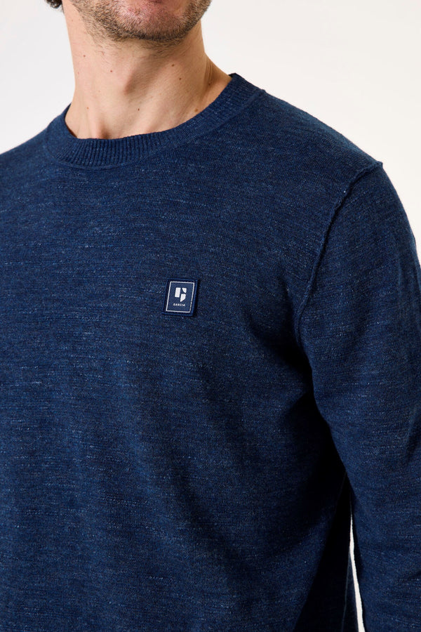 Pull léger Garcia à effet chiné