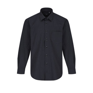 Col roulé sans repassage en coton élasthanne coupe standard pour homme