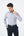 Col roulé sans repassage en coton élasthanne coupe standard pour homme
