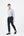 Col roulé sans repassage en coton élasthanne coupe standard pour homme