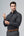 Col roulé sans repassage en coton élasthanne coupe standard pour homme
