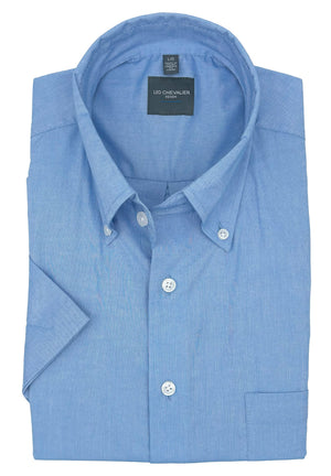 Chemise Unie en Popeline Extensible Leo Chevalier