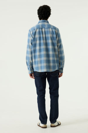 Garcia Light Blue Check Shirt