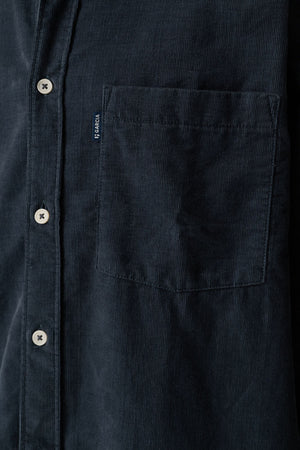 Garcia Navy Corduroy Shirt with Chest Pocket
