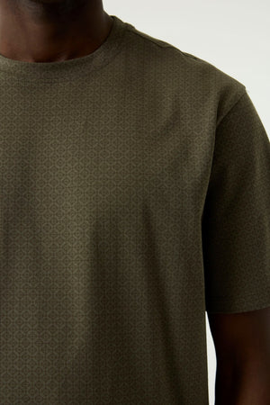 Garcia Diamond Print T-Shirt