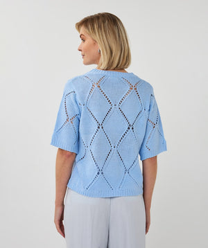Pull EsQualo Diamond Pointelle