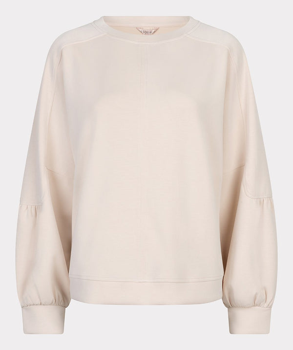 EsQualo Fancy Sleeve Modal Sweater
