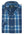 Viyella 100% Madras Cotton Denim Blue Shirt