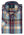 Viyella 100 % coton Madras bleu clair et bordeaux