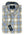 Viyella 100% Madras Cotton Beige and Blue Shirt