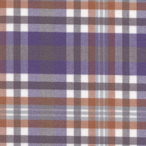 Viyella 1894 Made in Canada Purple and Orange Plaid Shirt