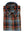 Viyella Made in Canada Rust Orange & Blue Plaid Shirt