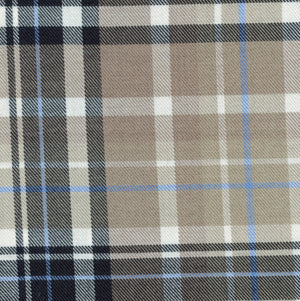 Viyella Mushroom Brown Plaid Made in Canada Shirt