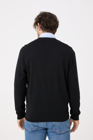 Viyella Fine Gauge Light Weight Merino Wool Cardigan