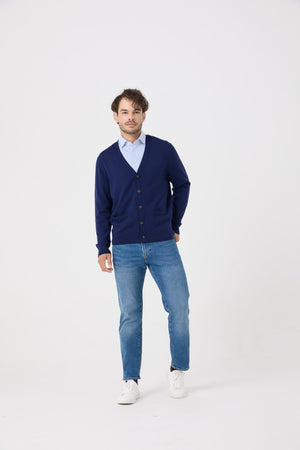 Viyella Fine Gauge Light Weight Merino Wool Cardigan