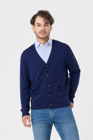 Viyella Fine Gauge Light Weight Merino Wool Cardigan