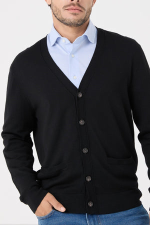Viyella Fine Gauge Light Weight Merino Wool Cardigan