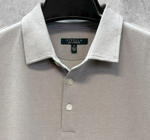 Pull polo à manches longues à chevrons Viyella