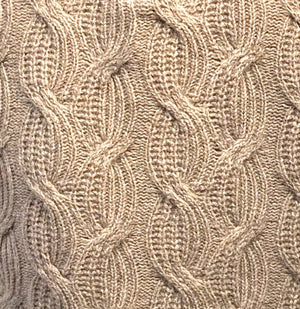 Viyella 1/4 zip with Rope Knit Made in Italy Sweater