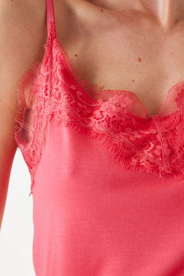 Garcia Camisole with Lace Trim