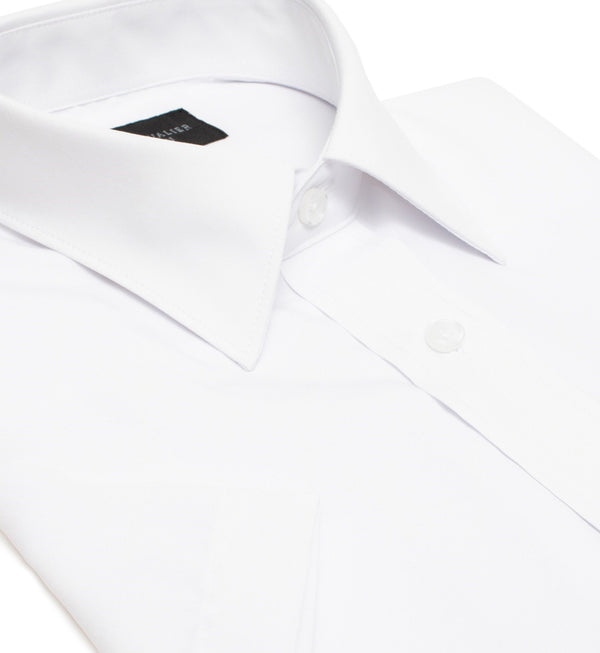 Chemise habillée Leo Chevalier 100 % micro polyester facile d'entretien