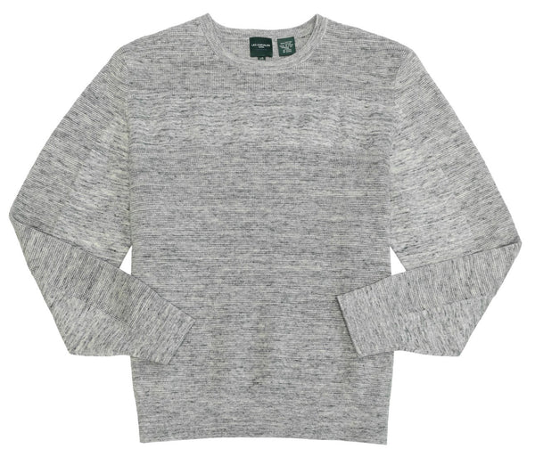 Leo Chevalier Cotton Spaced Dyed Crew Neck Sweater