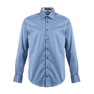 Coupe ajustée pour homme 100 % coton sans repassage