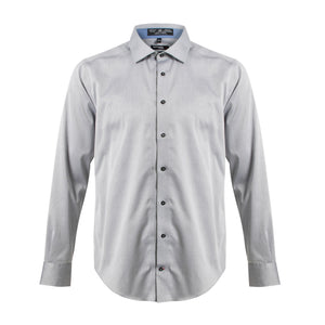 Coupe ajustée pour homme 100 % coton sans repassage