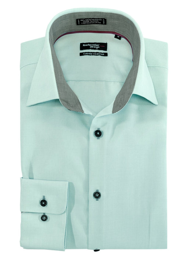 Micro Polyester Adjusted Fit Dress shirt