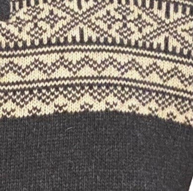Viyella 1/4 Zip Wool Blend Mock Neck Sweater