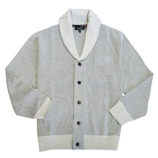 Viyella 100% Cotton Cardigan Sweater with Chest Pocket