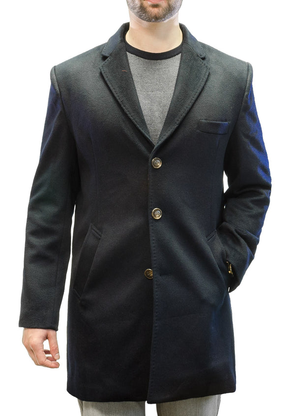 Viyella 3 Button Wool Blend Coat