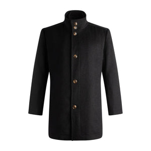 Viyella 6 Button Wool Cashmere Blend Coat with Zip out Wind Blocker