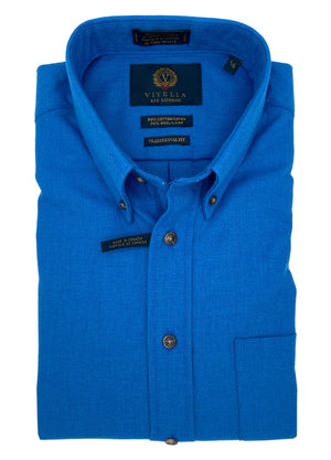 Viyella Classic Solid Made in Canada Sport Shirt (Multiple Color's)