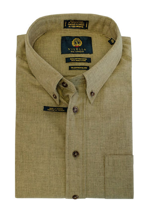 Viyella Classic Solid Made in Canada Sport Shirt (Multiple Color's)