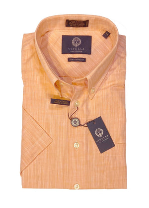 Viyella Made in Canada Linen Look Short Sleeve Shirt